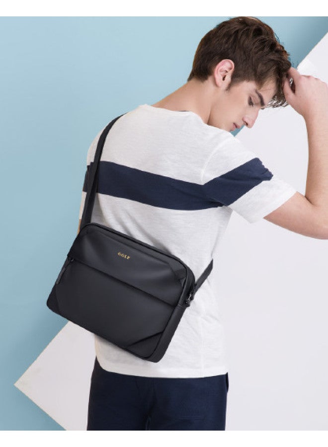 جولف حقيبة كروس بودي عصرية للملابس الكاجوال للرجال، حقيبة رسول كبيرة السعة، حقيبة هاتف متعددة الاستخدامات، حقيبة ظهر للمتنقلين، حقيبة كتف خفيفة الوزن للرجال - Image 1