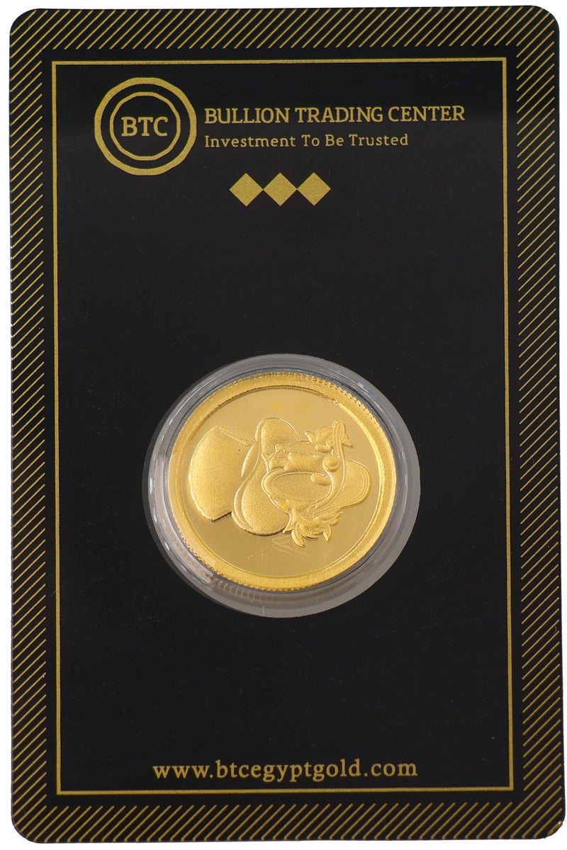 بي تي سي جنيه ذهب العم دهب عيار 24 بوزن 4 غرام - Image 1