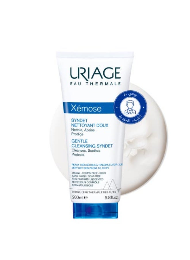 URIAGE XEMOSE CLEANSER for Face & Body for Dry Skin & Eczema, Soap-Free 200ML - Image 1