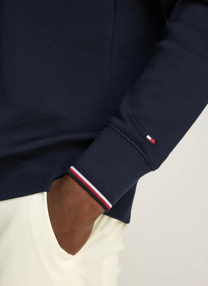 تومي هيلفيغر Logo Crew Neck Sweatshirt