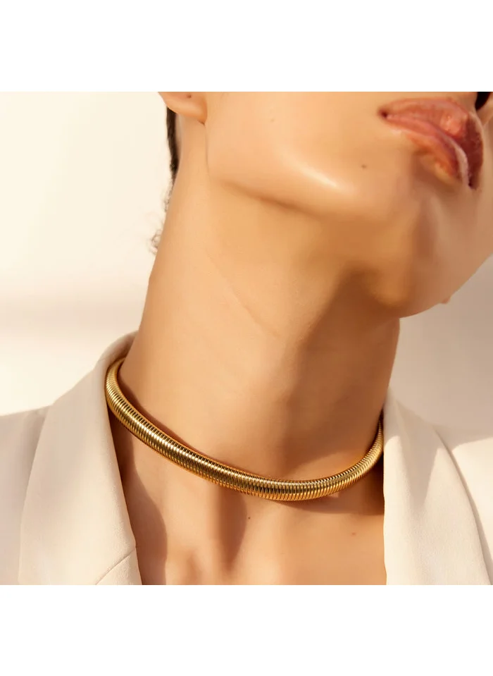 noya 18K Gold Plated Freya Choker Necklace