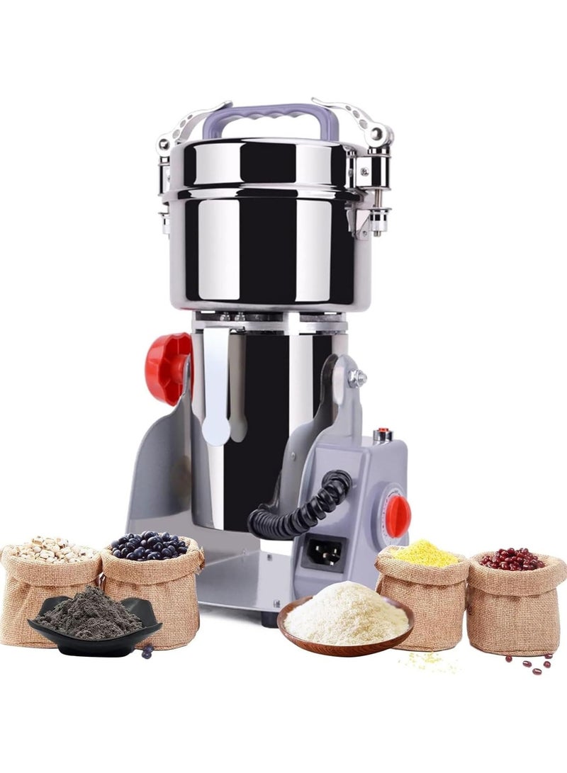 Multifunctional Electric Flour Mill Machine – Automatic Powder Grinder for Wheat, Coffee, and Spices | Stainless Steel Home Use Grinder | Efficient and Durable  - Image 1