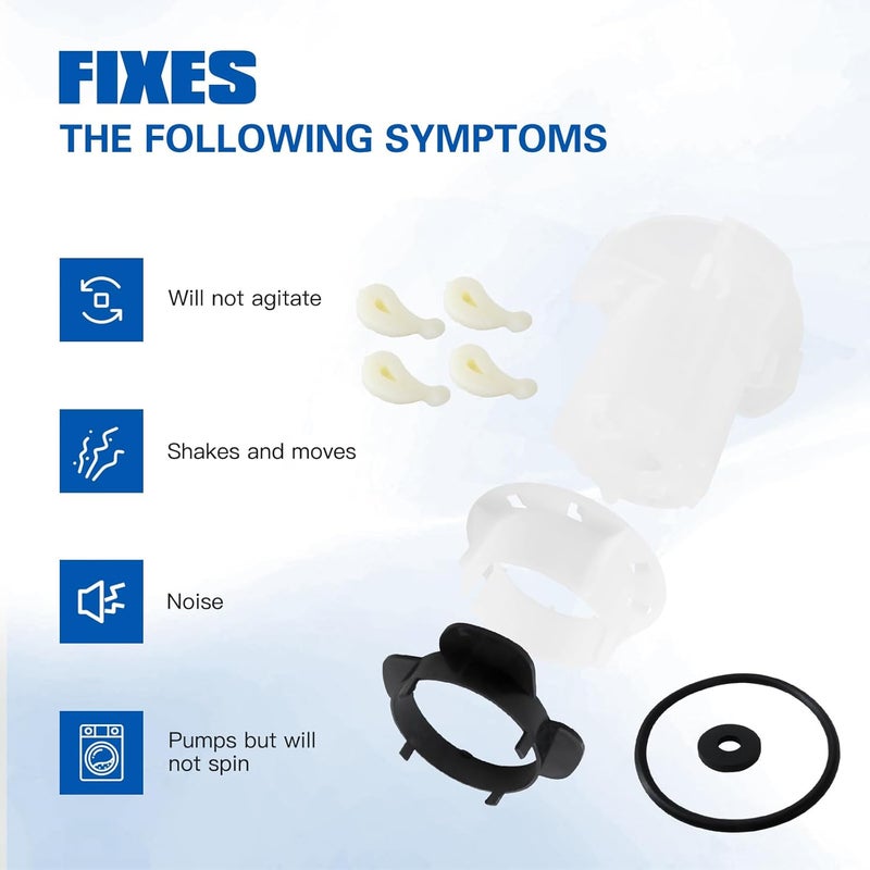 Varied global sizing picks Xspeedonline New 285811 Medium Cam Agitator Repair Kit - Replace 2744, 285746, 3347410, 3351001, 3363663, 3948431 - Compatible with Whirlpool Washers GSQ9344EZ0 GST9344EQ0 GST9344EZ0 GSW9559LW0 Moisture proof Experience optimized build Confirmed available stock Comfort grip Economical varied sizing picks Elegant multi-option build Classic modern blend design Heat insulation layer Upgraded classic design Regional distribution available Easy handling optimized design Rack sorted local inventory Regional central warehouse stock Cross product compatible Secure equipped warehouse Safe material Local licensed courier Wide range usage design Advanced compact design Global production standard crafted One piece build General purpose design Pop-area nearby warehouse Easy assemble - Image 3