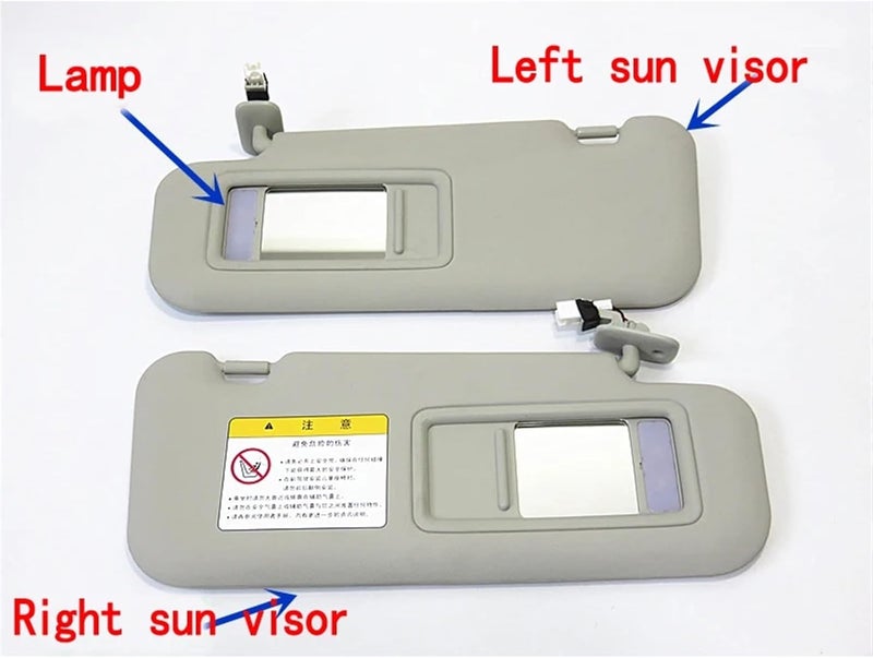 Wivplex Car Sun Visor with Make-up Mirror for Mazda Axela - Image 4