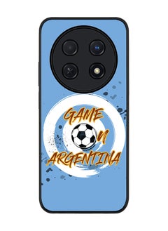 Stylizedd Rugged Black edge case for Huawei nova 12i 4G, Slim fit Soft Case Flexible Rubber Edges Anti Drop TPU Gel Thin Cover -  Game on Argentina  - Image 1