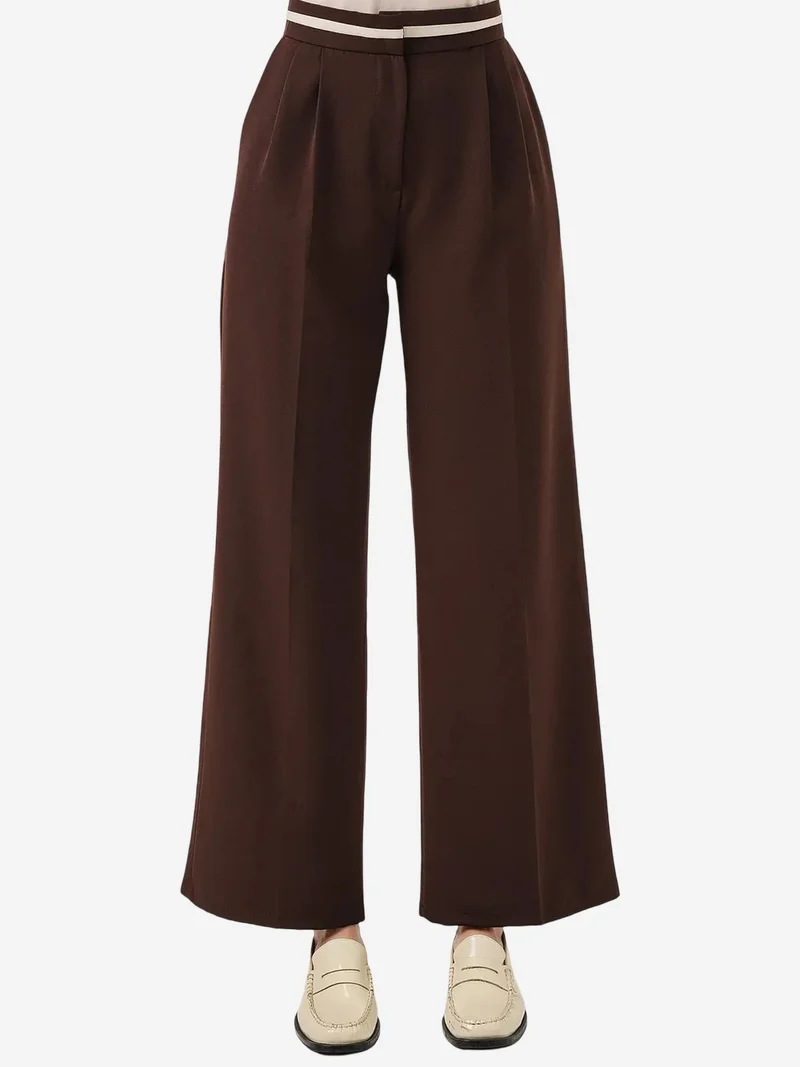 BIG DART BDART High Waist Wide Leg Trousers with Pockets