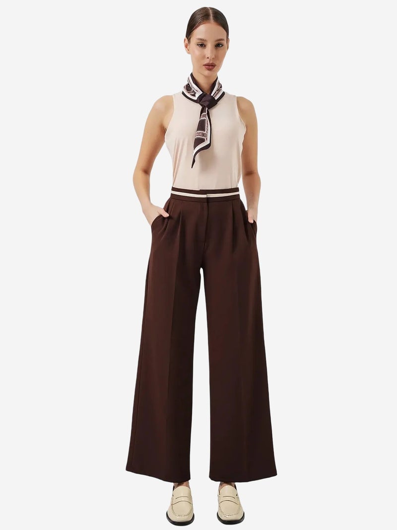 BIG DART BDART High Waist Wide Leg Trousers with Pockets - Image 5