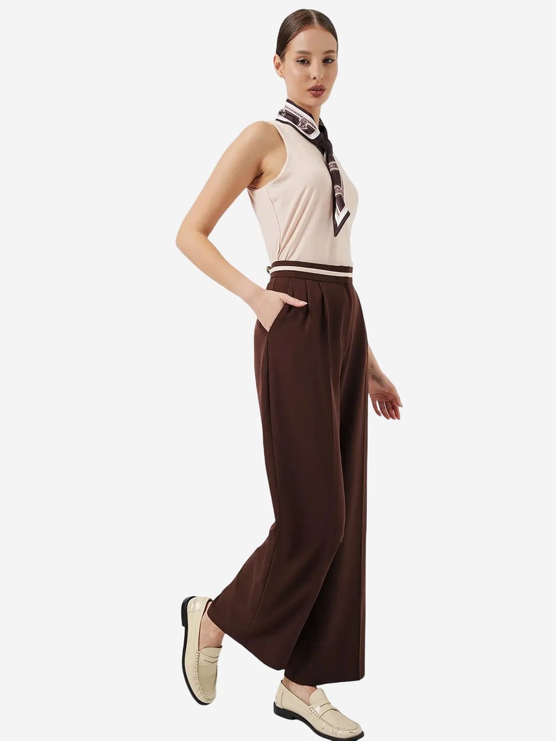 BIG DART BDART High Waist Wide Leg Trousers with Pockets - Image 3
