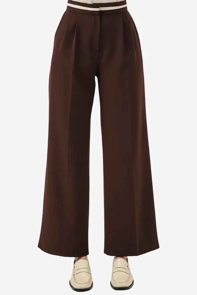 بيغ دارت BDART High Waist Wide Leg Trousers with Pockets