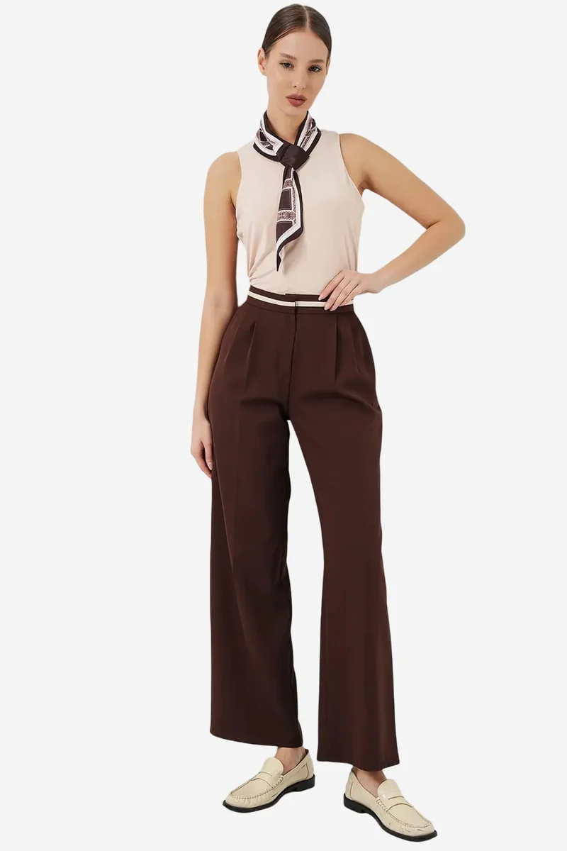 بيغ دارت BDART High Waist Wide Leg Trousers with Pockets