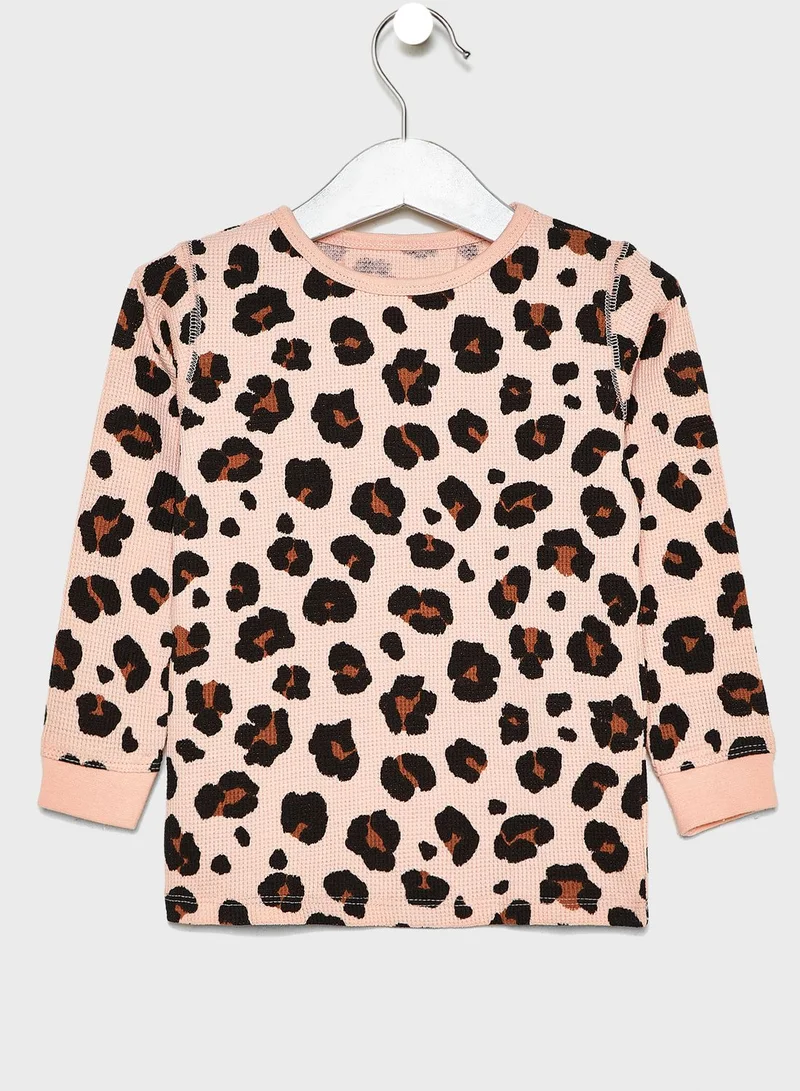 Cotton On Kids Leopard Print Pyjama Set
