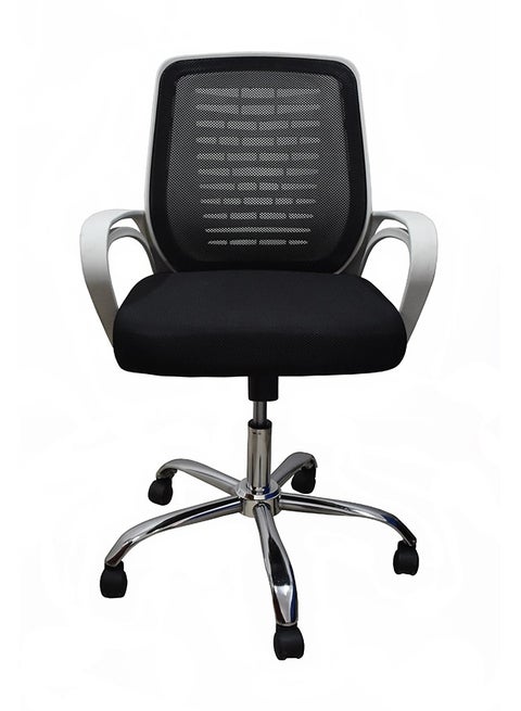 كلرسي شبك ظهر وسط ابيض