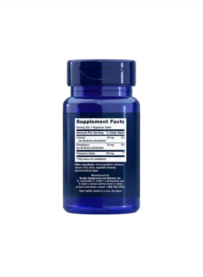 Life Extension , POTASSIUM IODIDE130mg 14 TAB ( Multi-Pack) - Image 5