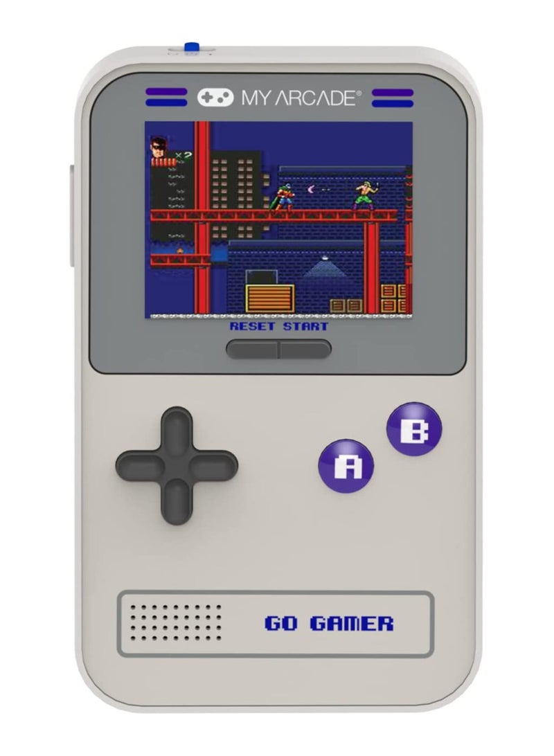 My Arcade Go Gamer Classic-Purple: Portable Electronic Game Console with 300 Games, Full Color 2.5" Screen - Fun for The Entire Family(DGUN-3910) - Image 1