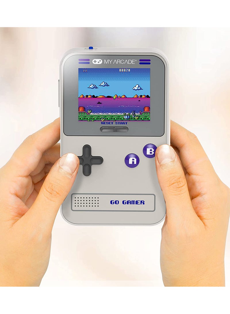 My Arcade Go Gamer Classic-Purple: Portable Electronic Game Console with 300 Games, Full Color 2.5" Screen - Fun for The Entire Family(DGUN-3910) - Image 2