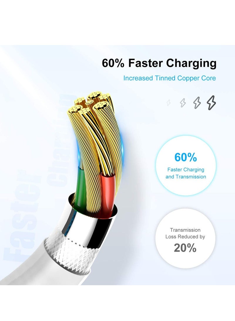 Generic - Apple Certified 1M iPhone to USB Charger, 1M Fast Charging Cable for iPhone 14 Pro Max/13 Pro Max/12 Mini/11 Pro/11/XS/XR/8/7/6s/6/5S/iPad/ Air, 3 pcs - Image 1