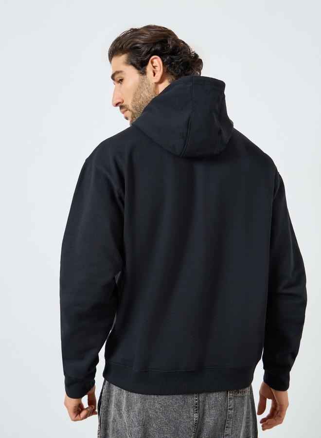 Styli Eco-Earth Relaxed Fit Fleece Hoodie - Image 4