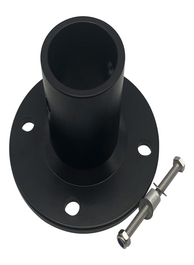 Poolzilla 2-Pack Deck Anchor Flange in Matte Black, Diameter of 1 7/8", Made of High Grade Cast Aluminum - Image 3