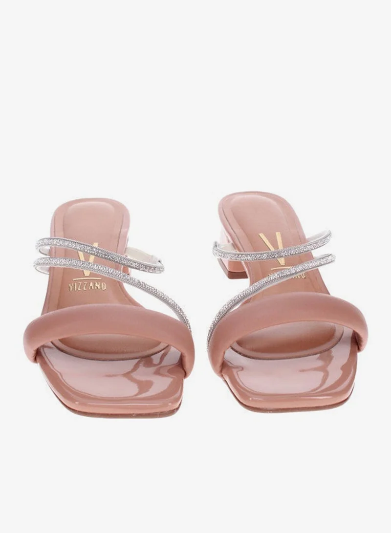 VIZZANO Nude Heels Sandal for Women – Stylish Ladies Heel Sandals & Sling Back Heels for Girls for Women | Best Price UAE