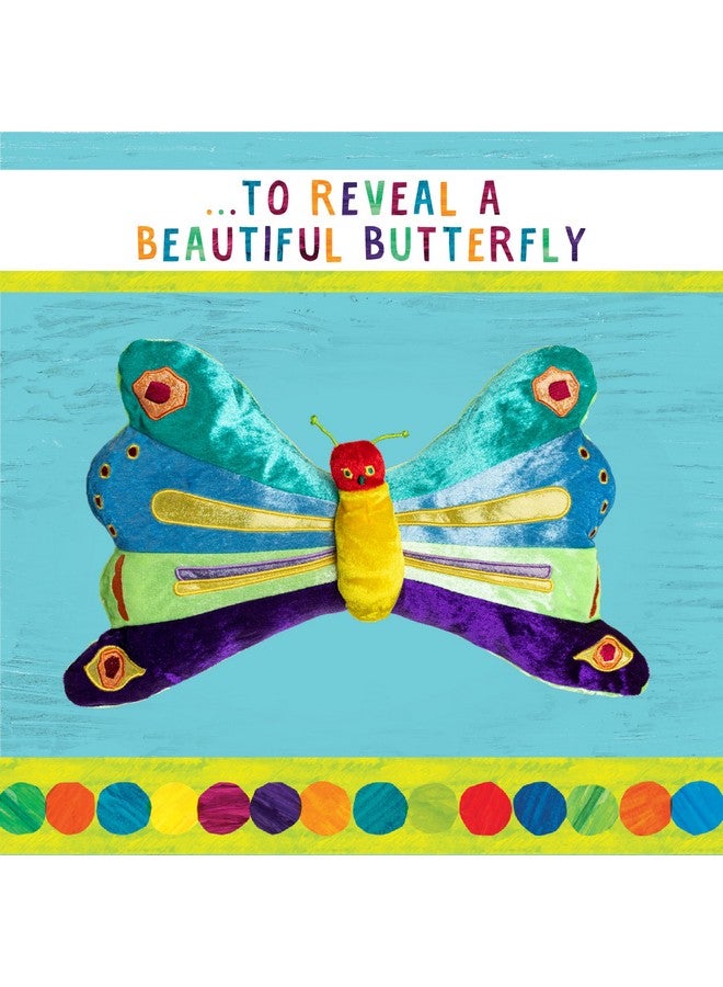Kids Preferred KIDS PREFERRED World of Eric Carle, The Very Hungry Caterpillar Butterfly Reversible Stuffed Animal Plush Toy, 16",Green  - Image 4