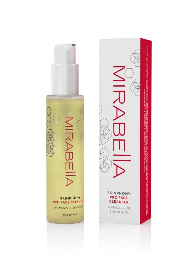 Mirabella Skinphony Pro Hydrating Face Cleanser with Hyaluronic Acid, Ceramides & Aloe Vera – Gentle Sulfate-Free Face Wash for Sensitive Skin_4.06 fl oz - Image 1