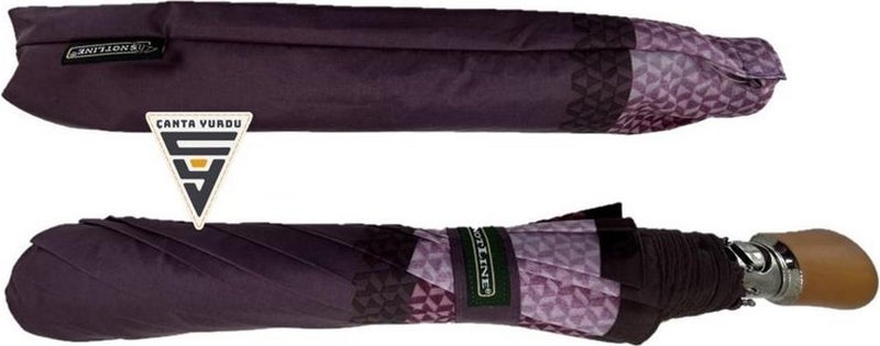 Çanta Yurdu Bag Yurdu Snotline 02-L Bat A7 Women's Umbrella Claret Red  - Image 2