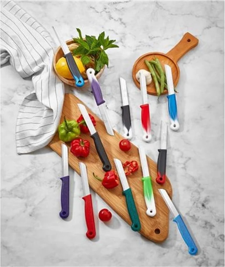 تي اي Tac Solingen 6 Pcs Fruit Knife Purple White