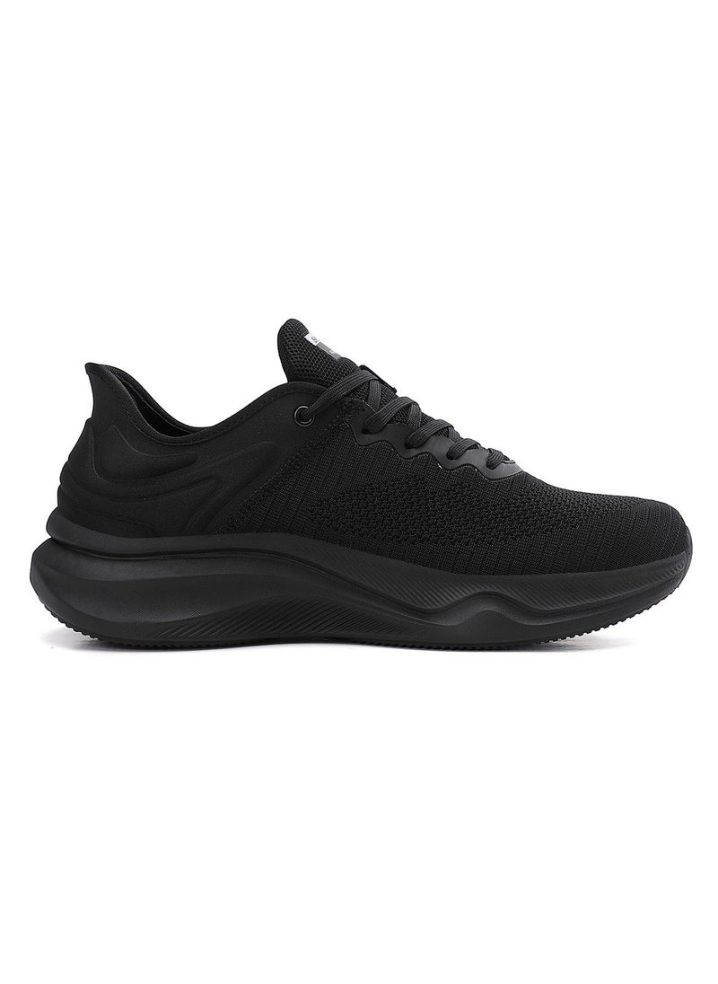 Sky View Athlesiure Men's Slip-ins Runing Shoes Comfortable Lightweight Sports Walking Shoes Lace-Up Tennis Breathable Athletic Gym Workout Cross Training Sneakers Black  - Image 2