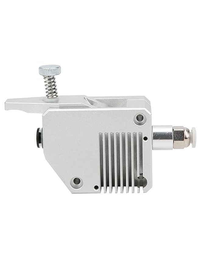 Extruder Drive 3D Printer Double Gear Hardened Steel 1.75mm Metal Silver Right Hand - Image 1
