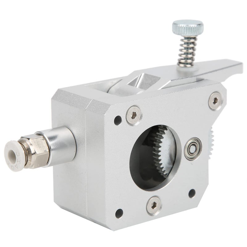 Extruder Drive 3D Printer Double Gear Hardened Steel 1.75mm Metal Silver Right Hand - Image 5