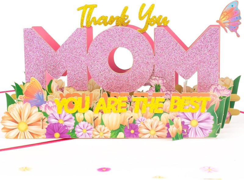 KASTWAVE 3D Pop-Up Greeting Card For Best Mom - Perfect Birthday & Mother'S Day Card With Blank Note & Envelope - Unique Popup Design For Celebrating Mom'S Special Day - Image 1