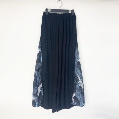 Mens Chinese Style Robe Set Fashion Trendy Hanfu Summer Tang Suit Traditional Costume Black Single Pants