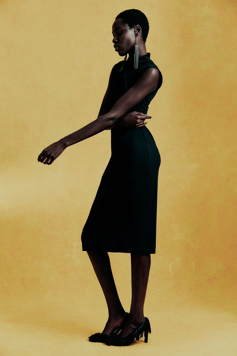 اتش اند ام فستان بقبة مرتفعة