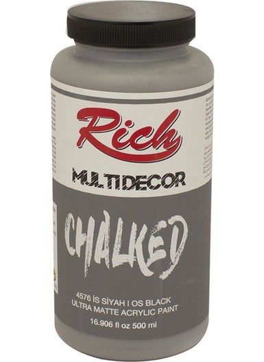 Multi Decor Chalked Acrylic 500ml N:4576 Soot Black - pzsku/Z1F3B9A53725873B442BAZ/45/_/1725721945/47b6ffae-d202-4972-8a8f-059f26d701d0