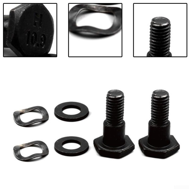 2 Pack Black Lawn Mower Clutch Bolts With Washers For 43CC 49CC 52CC Engines - Image 3