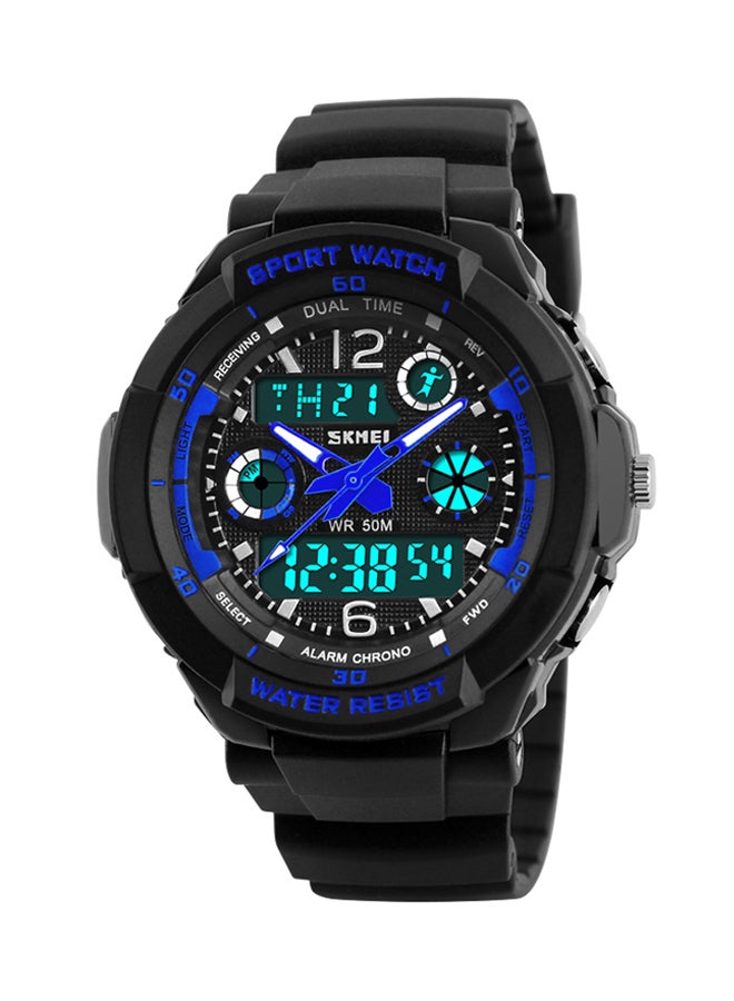boys Water Resistant Analog  Digital Watch 1060 - 42 mm - Black