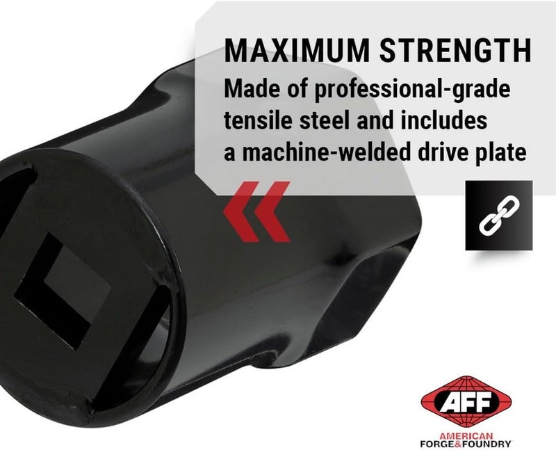 AFF 2-1/2" 6 Point Wheel Bearing Locknut Socket, 3/4" Drive, 18521 - Image 3