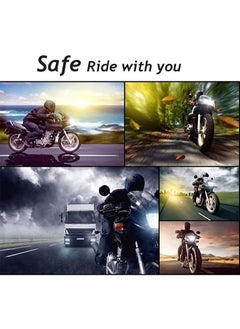Generic Motorcycle Helmet Full Face Multipurpose Racing Helmet Unisex Matte Black M  - Image 4