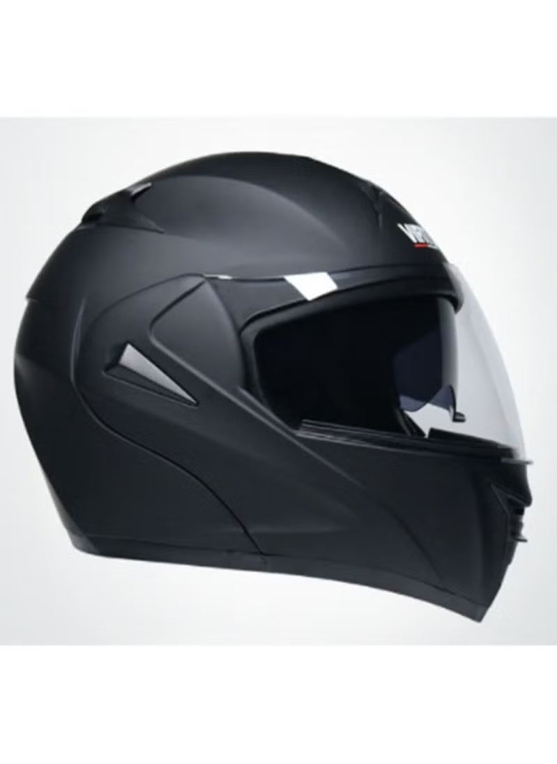Generic Motorcycle Helmet Full Face Multipurpose Racing Helmet Unisex Matte Black M  - Image 5