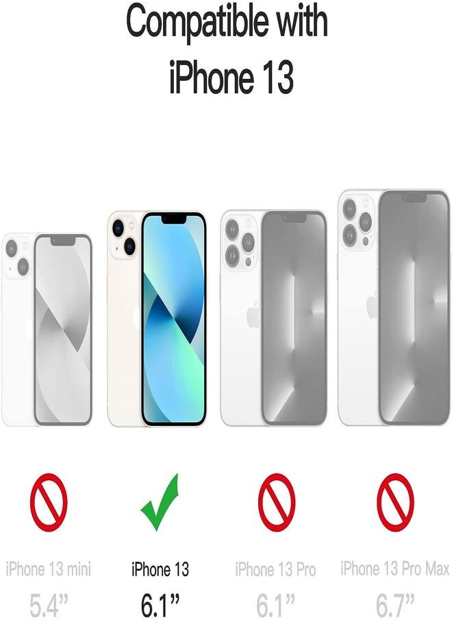 Generic - Magnetic Case for (iPhone 13) 6.1 Inch, Compatible with MagSafe Wireless Charging, Anti-Scratch Bumper Cover (Clear), TPU - PC - Image 1