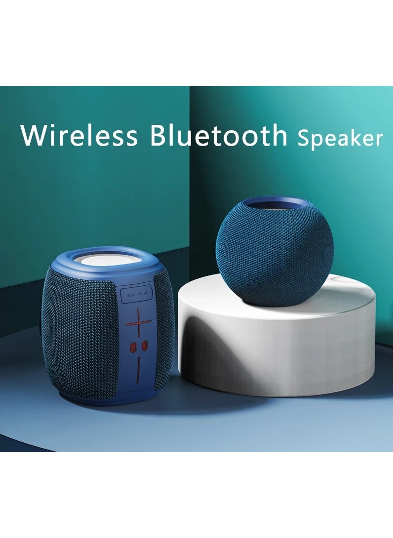 Roller Nitro 1 Blue IPX5 Waterproof Speaker Compatible With Bluetooth And True Wireless RGB Lights Built In Microphone 10W