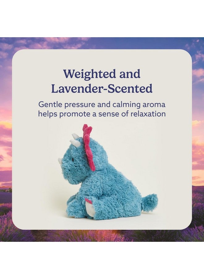 warmies Microwavable & Weighted Stuffed Animals, Triceratops - Heated Stuffed Animal Plushie for Warmth & Comfort - Cute Soft Plush Toys for Adults & Children (Boys, Girls, Babies & Toddlers) - Image 3