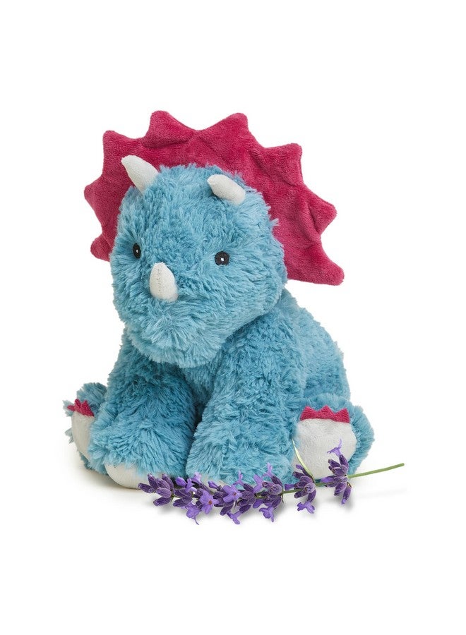 warmies Microwavable & Weighted Stuffed Animals, Triceratops - Heated Stuffed Animal Plushie for Warmth & Comfort - Cute Soft Plush Toys for Adults & Children (Boys, Girls, Babies & Toddlers) - Image 1