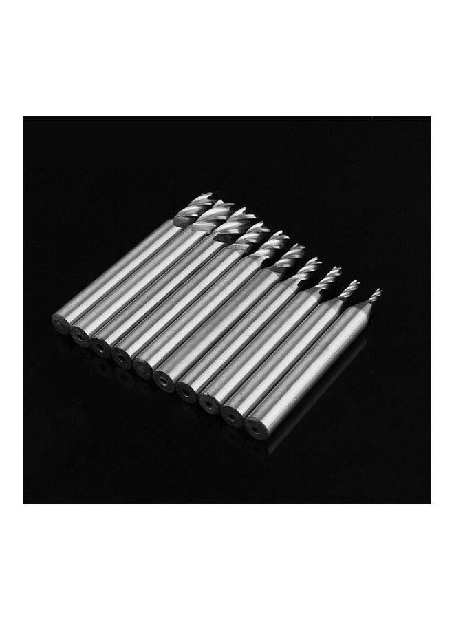 نيبمينينت طقم رؤوس مثقاب عالية السرعة مكون من 10 قطع فضي 12.00X1.20X6.00سم  - Image 4