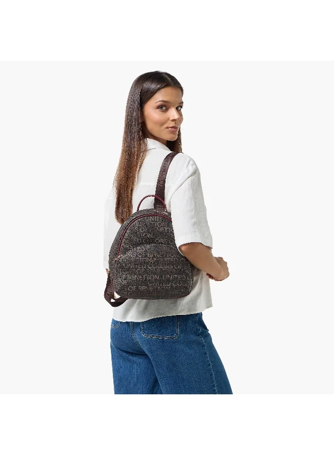 يونايتد كولورز أوف بينتيون UCB-OVQ-Back pack-LS-Monogram-Brown-Burgundy-JJ26-Q4-10
