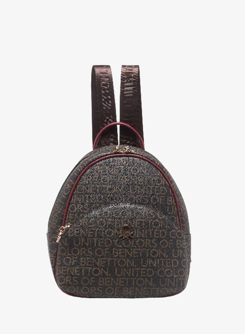 يونايتد كولورز أوف بينتيون UCB-OVQ-Back pack-LS-Monogram-Brown-Burgundy-JJ26-Q4-10