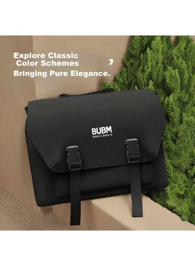 Biyoumei Crossbody Laptop Bag Casual Sports Business Travel Ipad Laptop Storage Messenger Bag