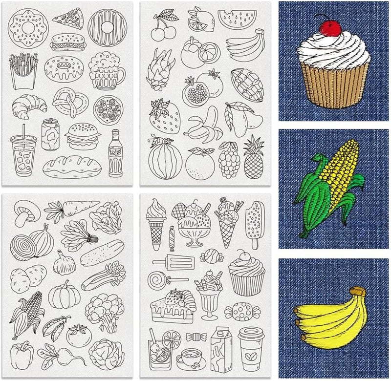 4Pcs Water Soluble Embroidery Stabilizer Paper Adhesive Transfer Water Soluble Stabilizer for Art Craft Dissolvable - Image 4