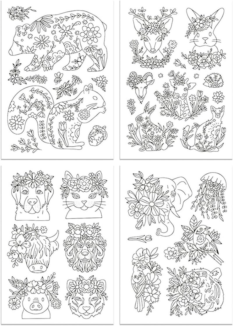 4Pcs Water Soluble Embroidery Stabilizer Paper Adhesive Transfer Water Soluble Stabilizer for Art Craft Dissolvable - Image 1