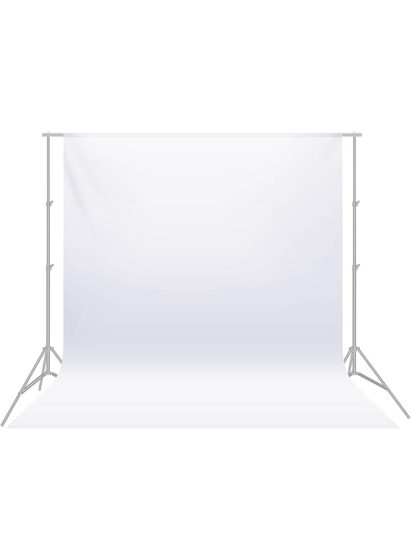Neewer 6x9 feet/1.8x2.8 meters Photo Studio 100 Percent Pure Muslin Collapsible Backdrop Background for Photography, Video and Television (Background Only) - White - Image 1